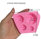 Molde Silicón 3D - Pan de Muerto - 4 cavidades