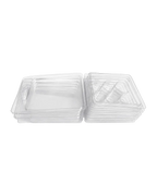 Contenedor para Wax Melt - Clamshell de 6 cavidades - Corazón - 10 piezas