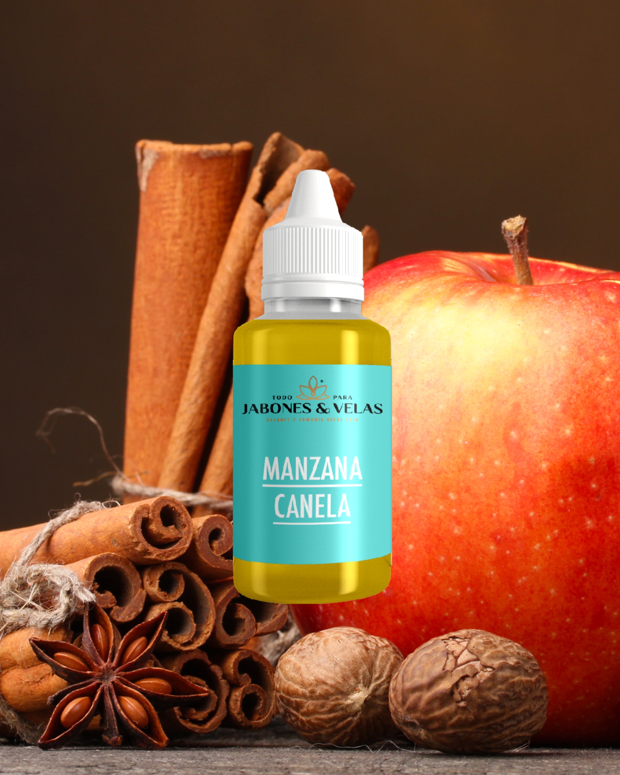 Manzana Canela | Fragancia para velas