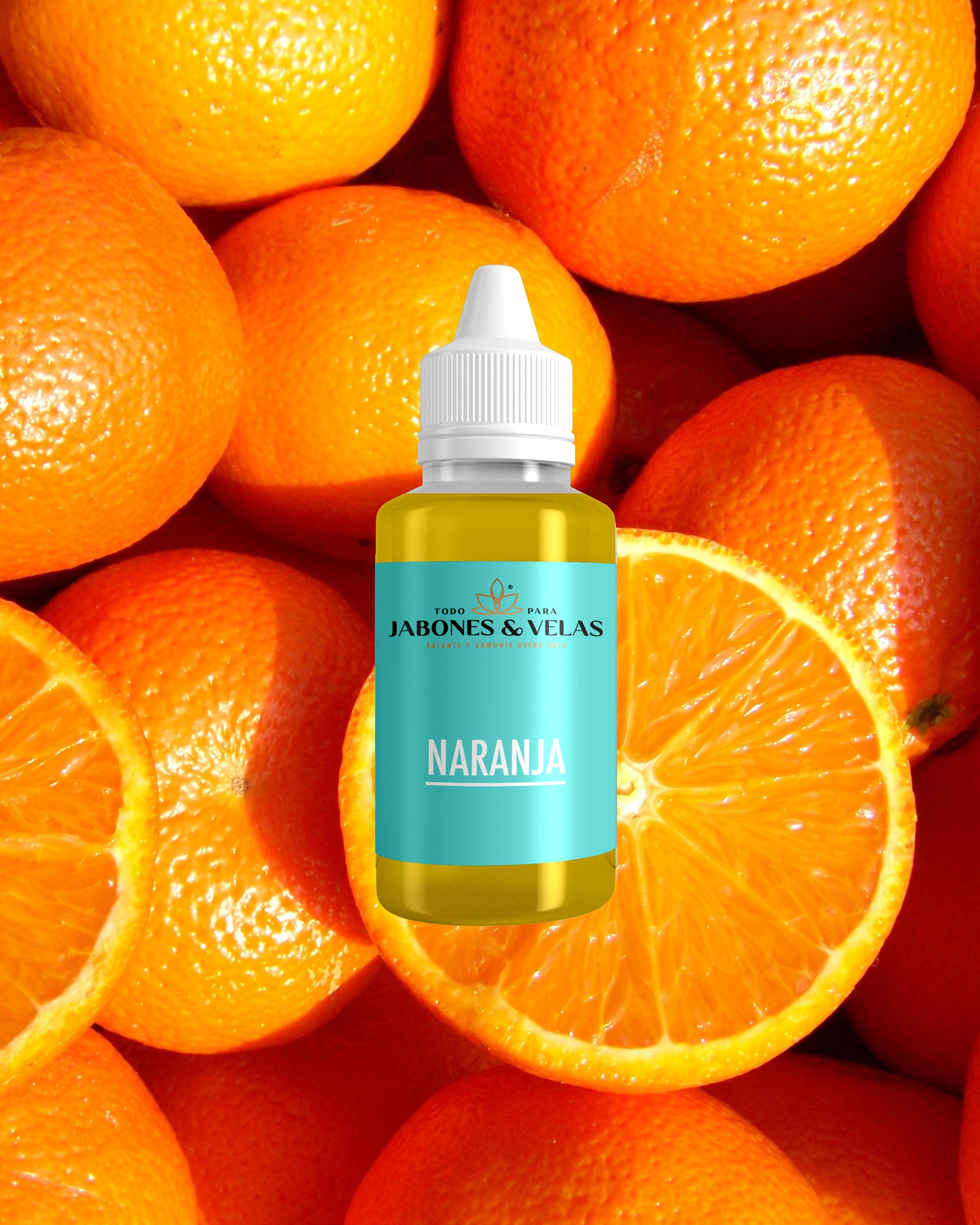 Cítricos - Fragancia para velas - 4 muestras de 20 ml c/u