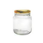 Frasco Compota con tapa dorada - 130 ml