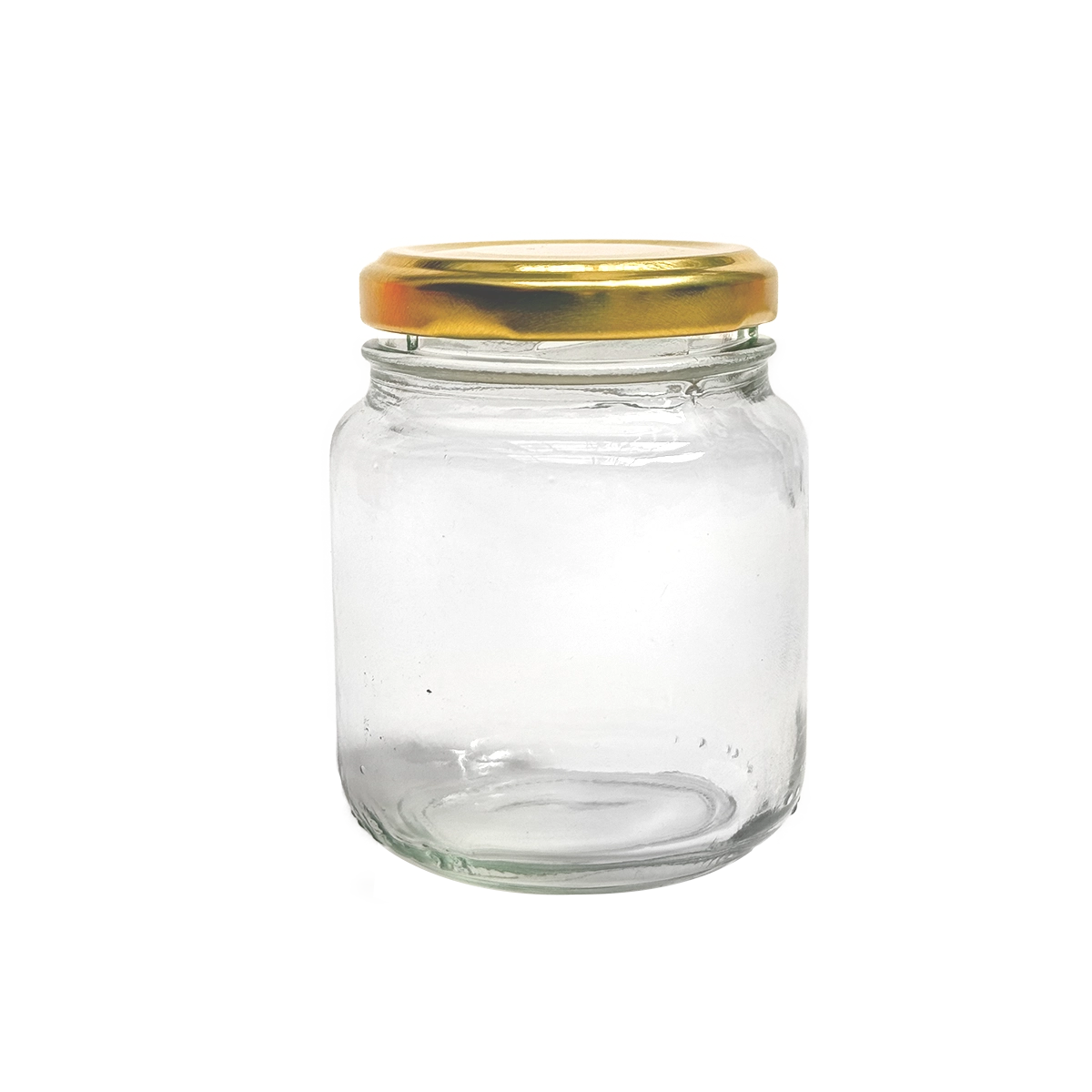 Frasco Compota con tapa dorada - 130 ml