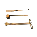 Kit de Herramientas para Velas - Apagavelas, Cortapabilo, Gancho de Pabilo y Charola