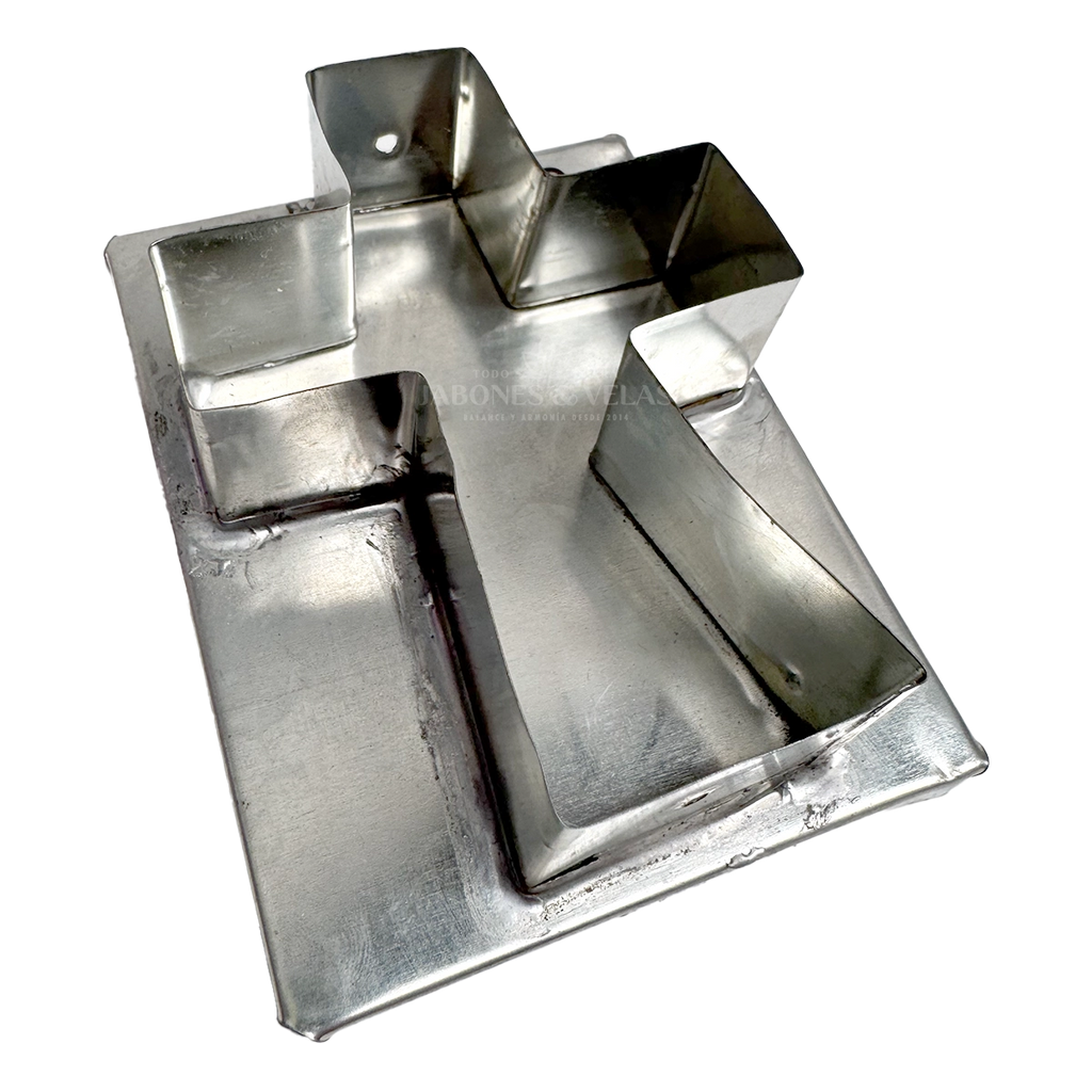 Molde Aluminio - Cruz - 8 x 10.5 x 3 cm