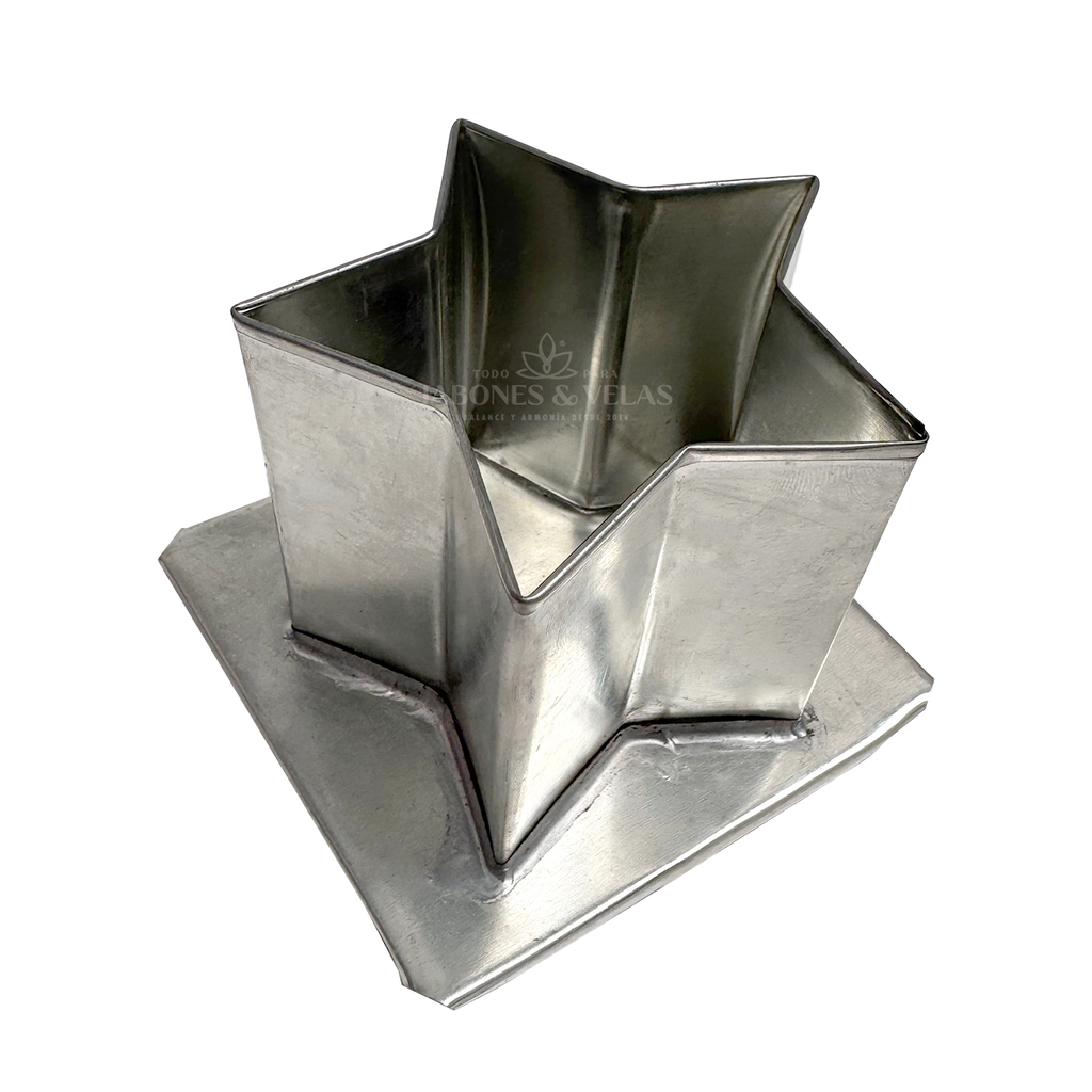 Molde Aluminio - Estrella - 7 x 8.5 x 6.2 cm