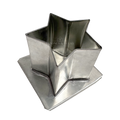 Molde Aluminio - Estrella - 7 x 8.5 x 6.2 cm