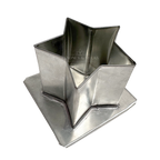 Molde Aluminio - Estrella - 7 x 8.5 x 6.2 cm
