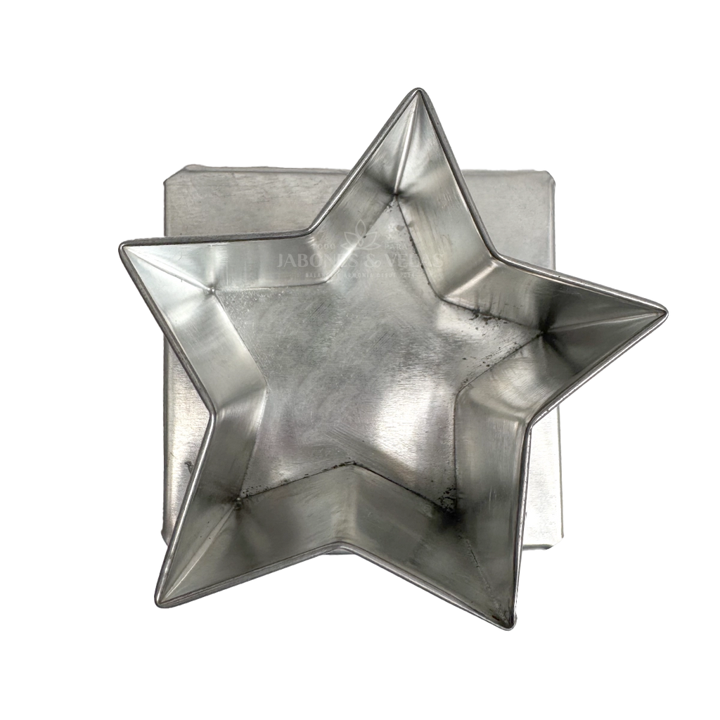 Molde Aluminio - Estrella - 7 x 8.5 x 6.2 cm
