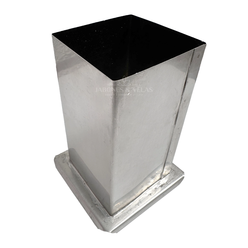 Molde Aluminio - Pilar cuadrado - 8.2 x 8.5 x 15 cm
