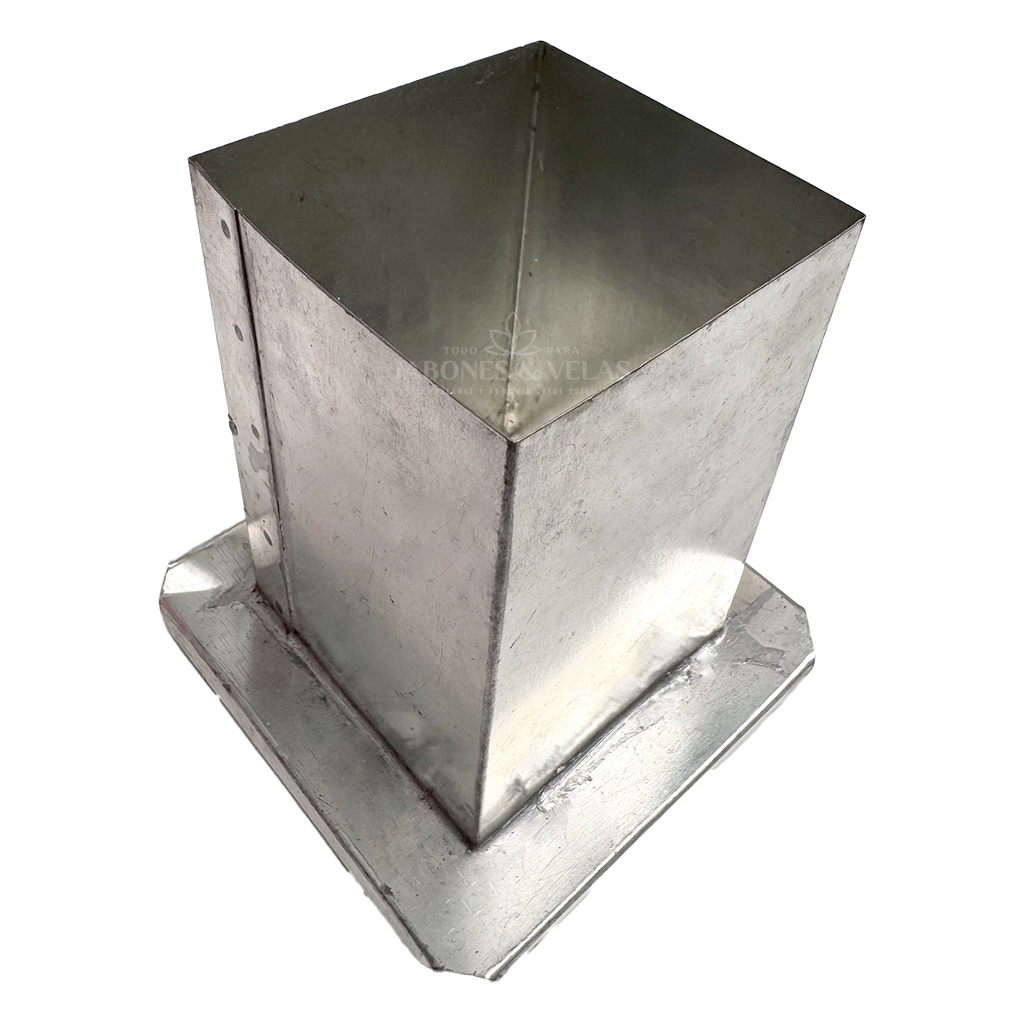 Molde Aluminio - Pilar cuadrado - 8 x 8 x 12 cm