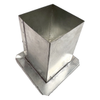Molde Aluminio - Pilar cuadrado - 8 x 8 x 12 cm