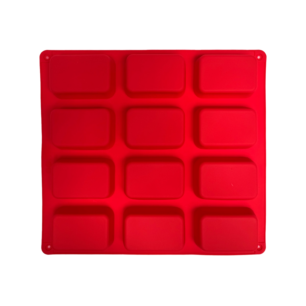 Molde Silicón - Jabón rectangular - 7.5 x 5 x 2.3 cm c/u