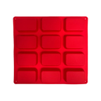 Molde Silicón - Jabón rectangular - 7.5 x 5 x 2.3 cm c/u