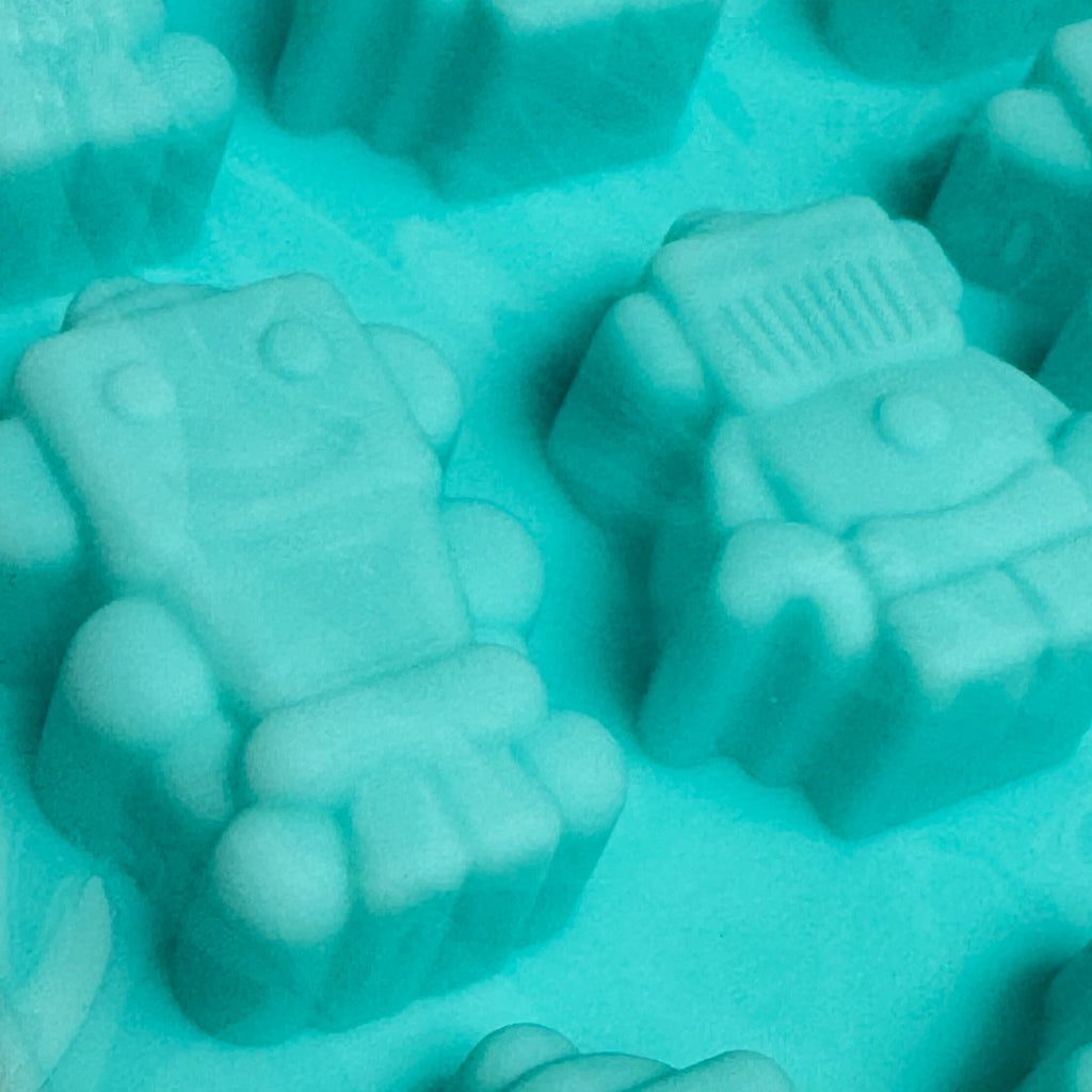 Molde Silicón - 12 robots