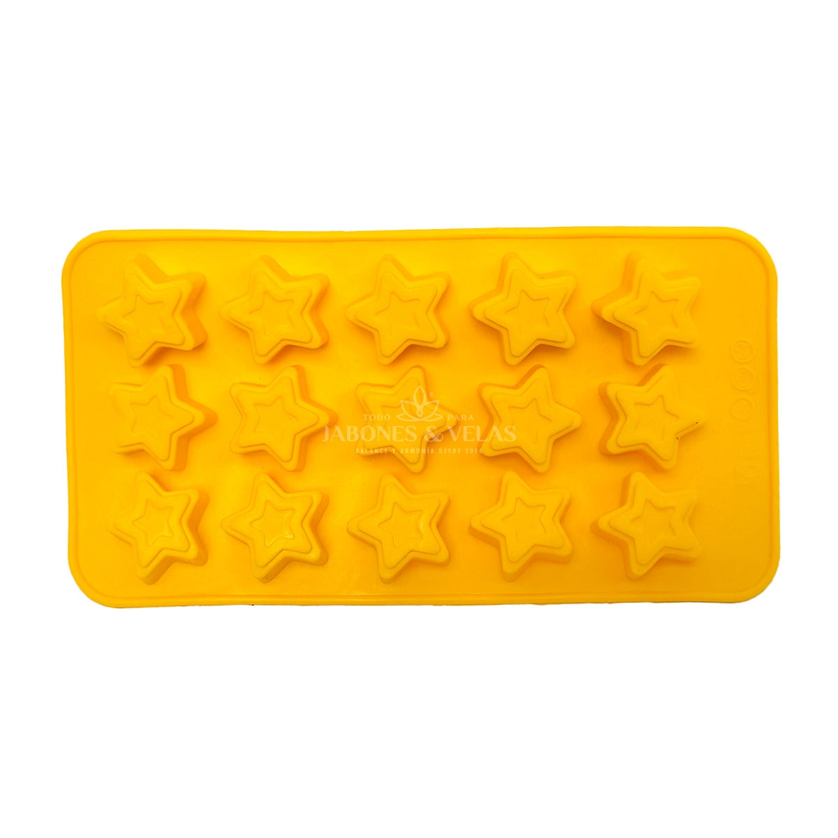 Molde Silicón - 15 Estrellas