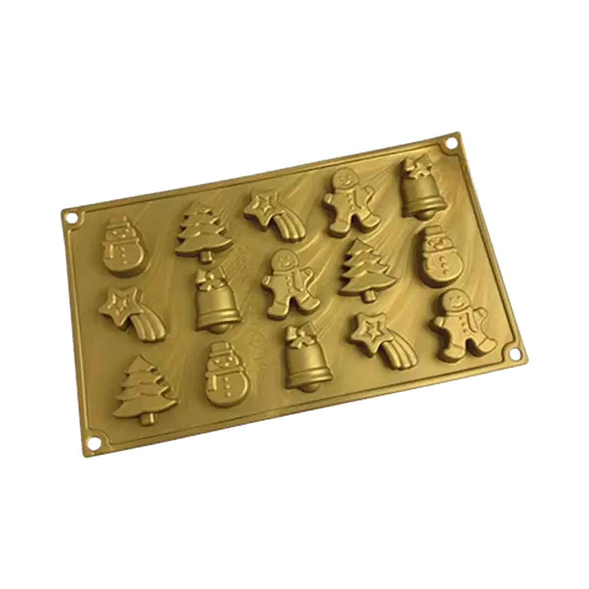 Molde Silicón - 15 Figuras de Navidad