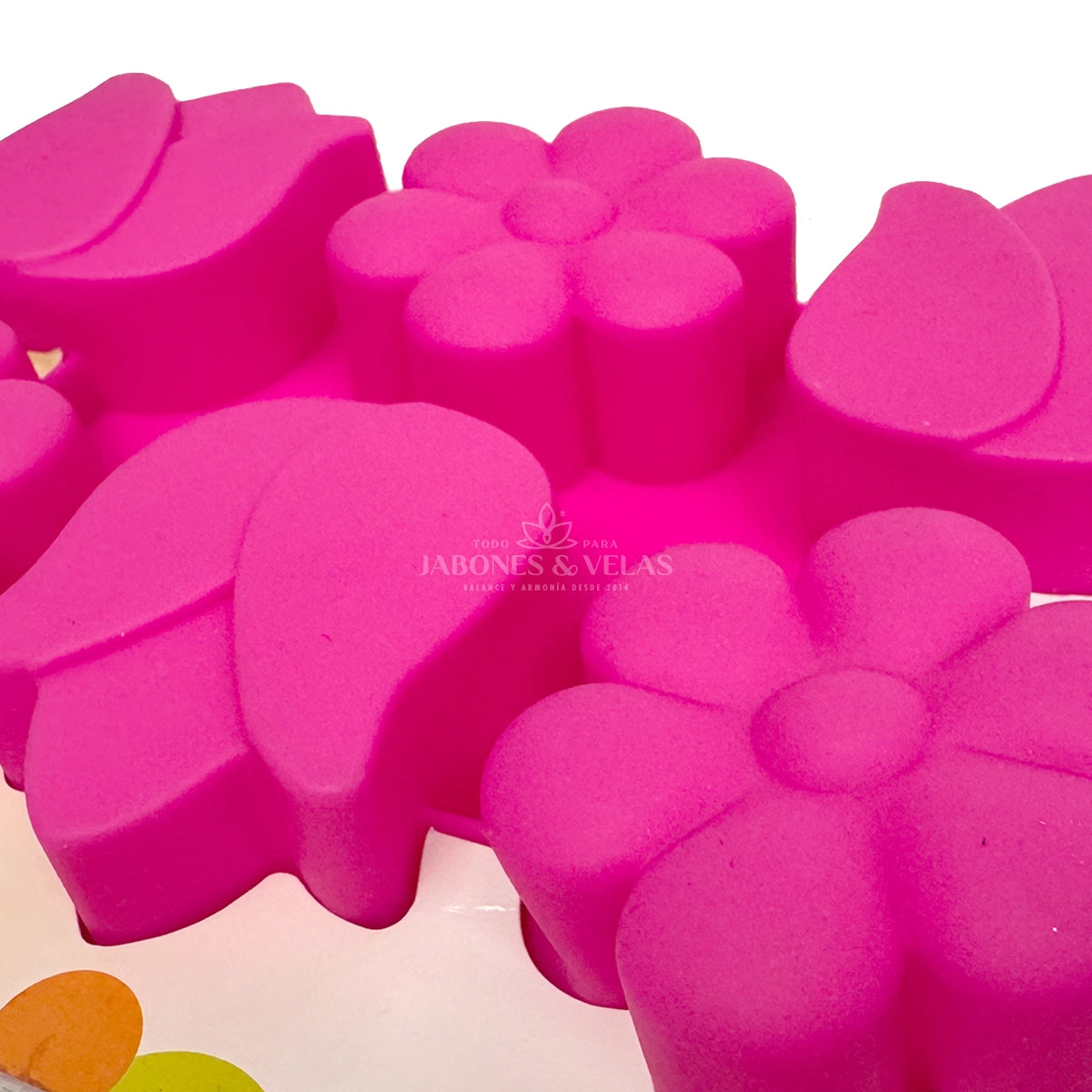 Molde Silicón - Flor clásica y Tulipán