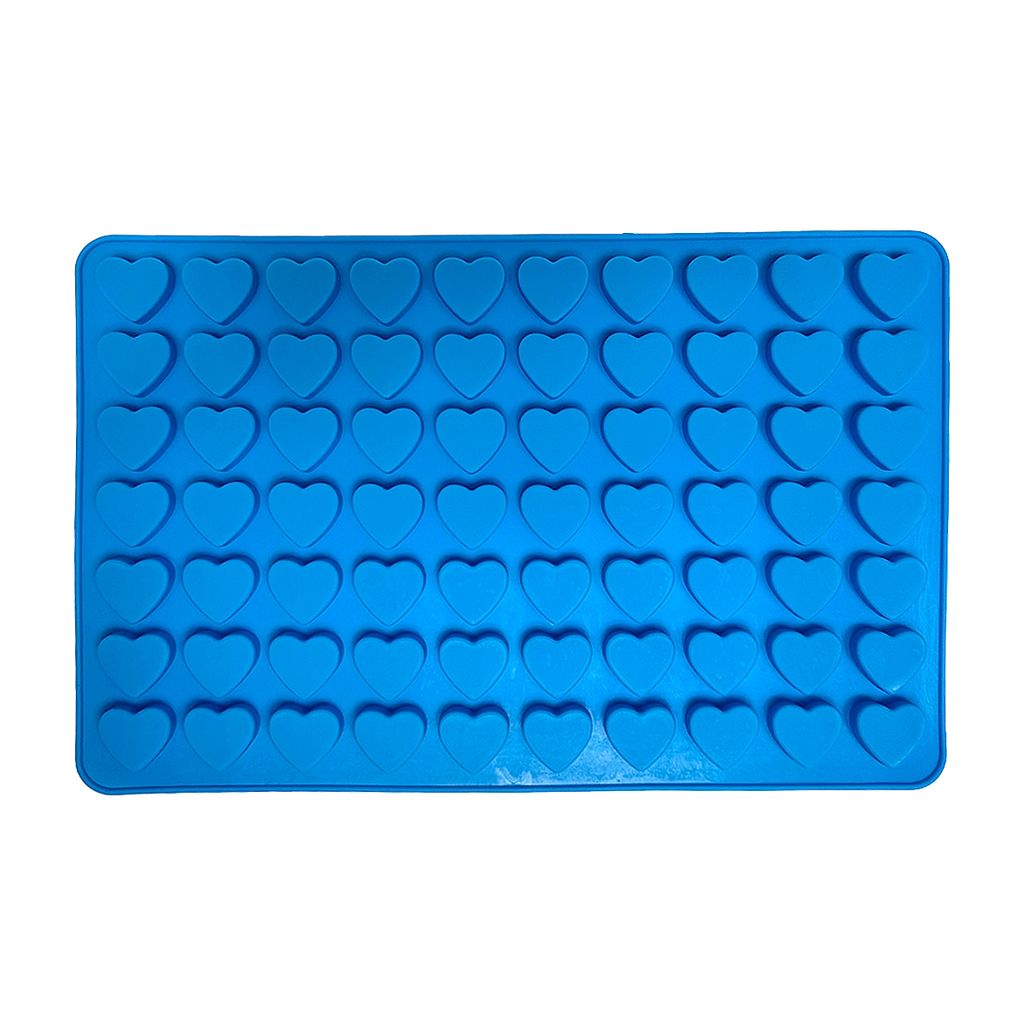 Molde Silicón - 70 corazones - 2.5 x 2.5 cm c/u
