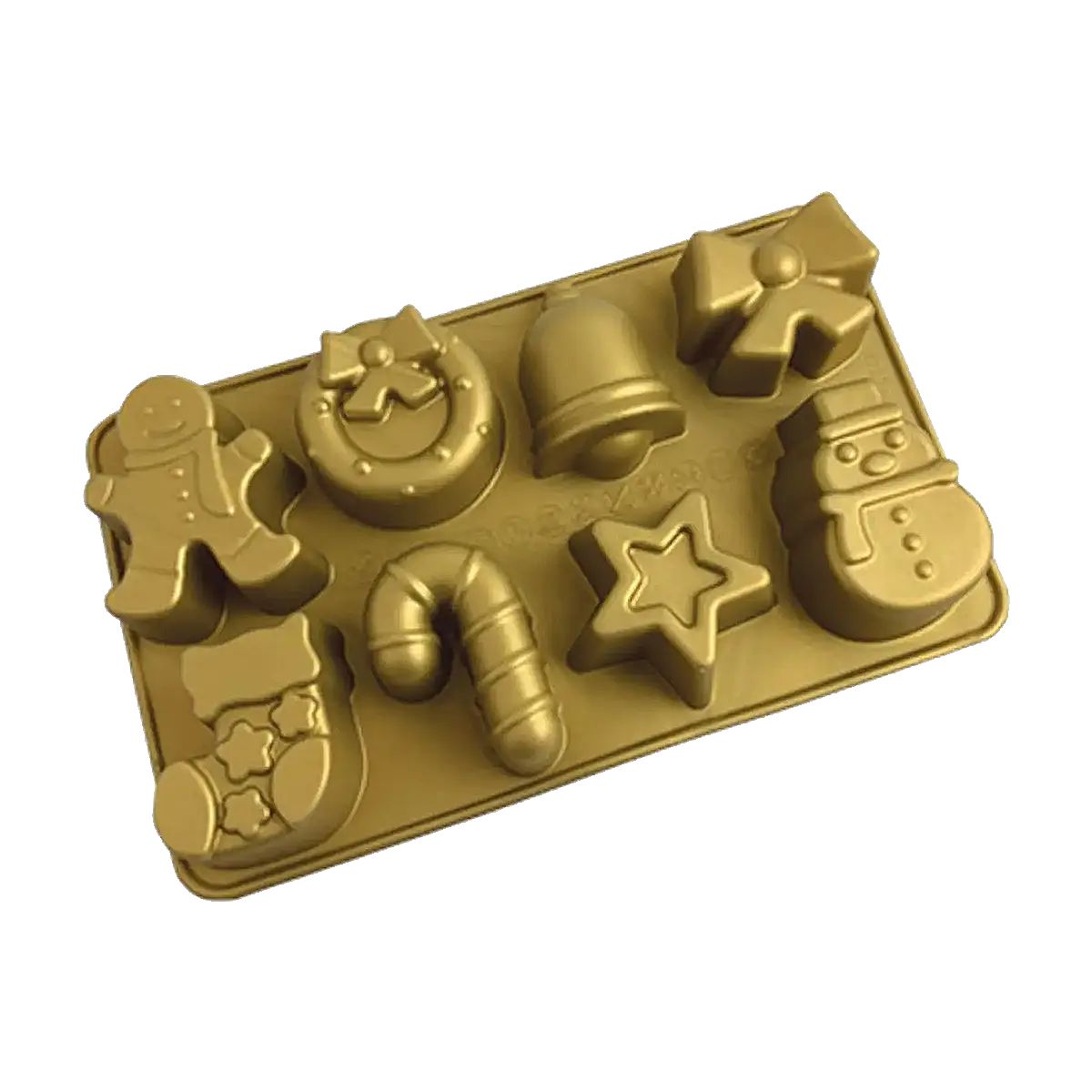 Molde Silicón - 8 Figuras de Navidad