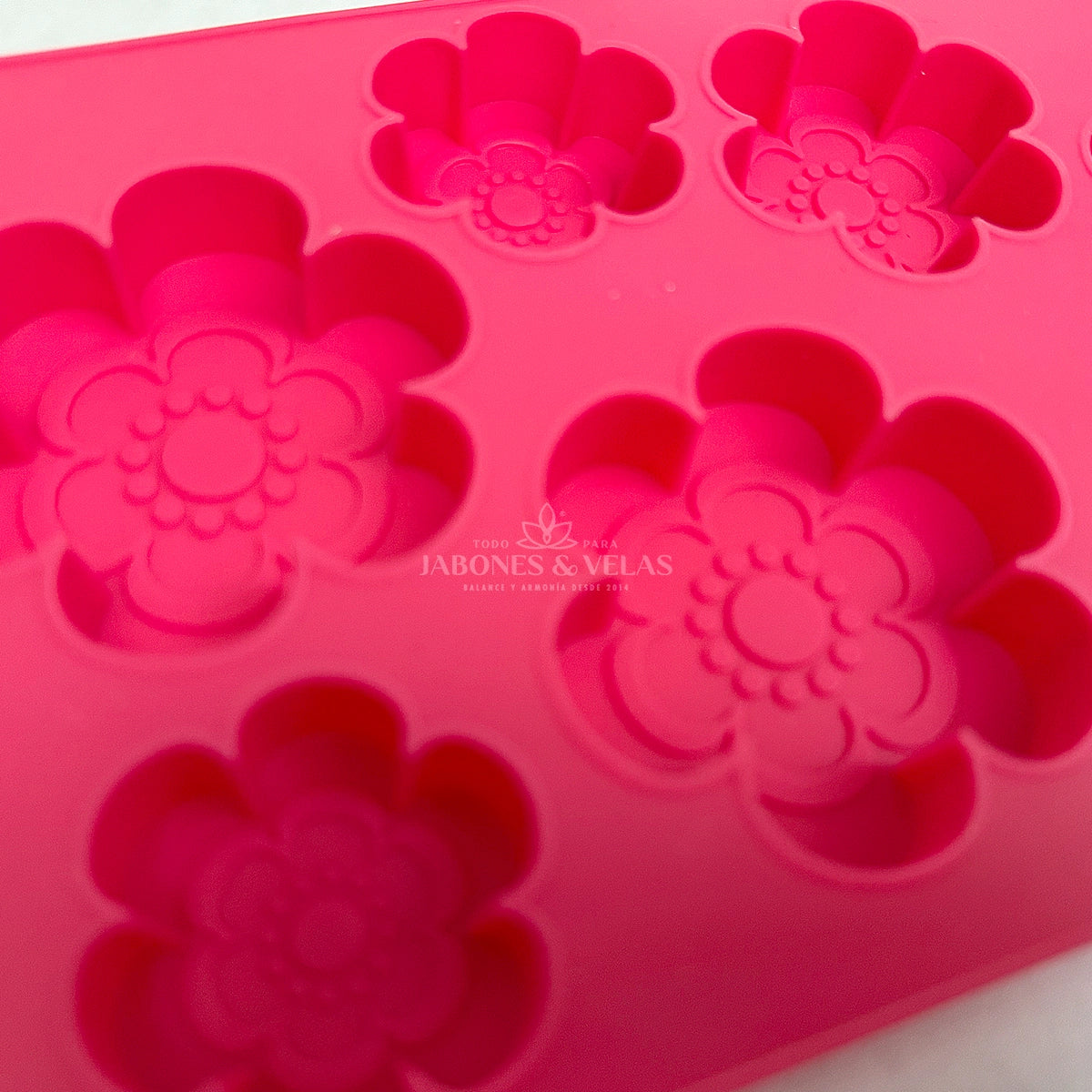 Molde Silicón - 9 Flores