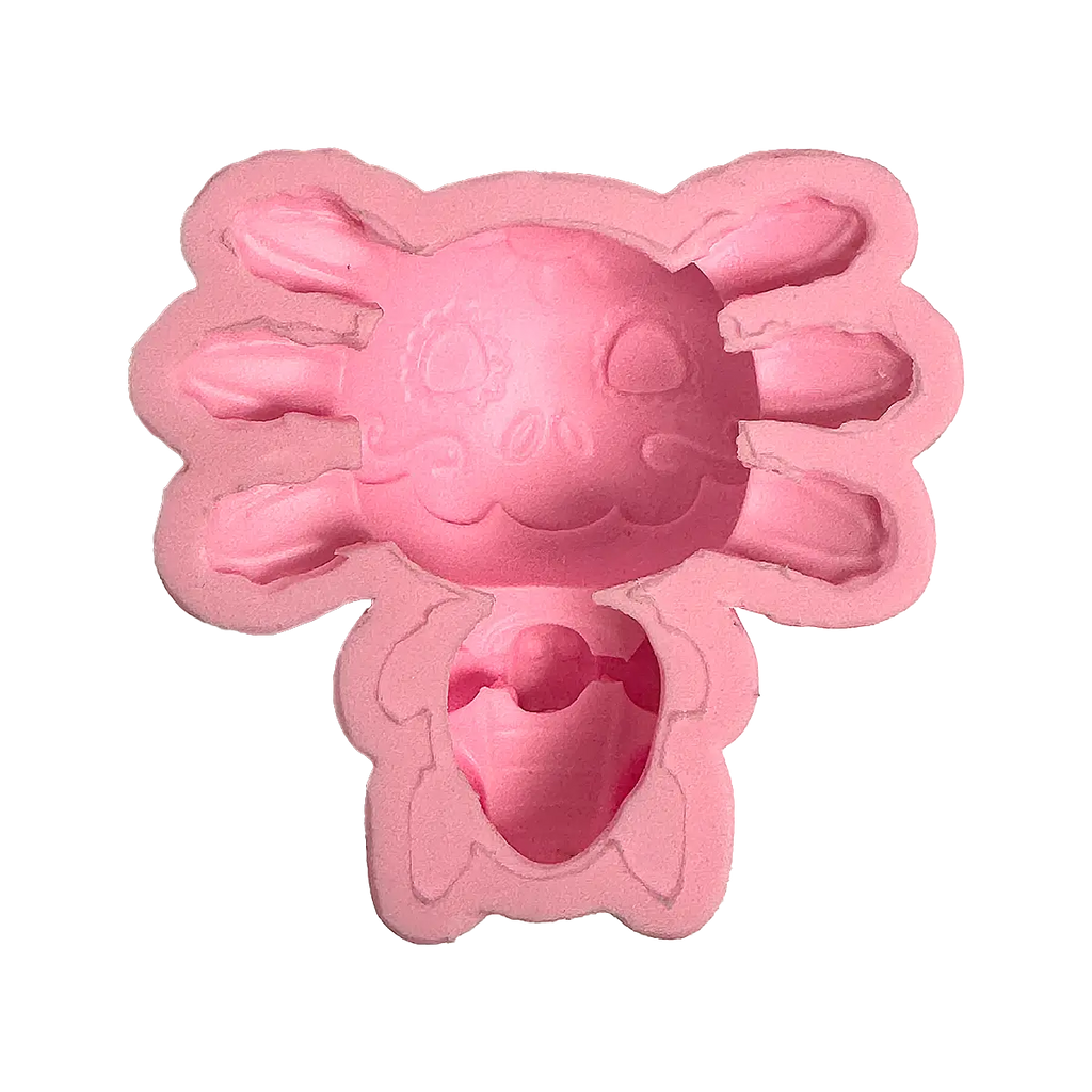 Molde Silicón 3D - Ajolote - Día de Muertos  - 8.5 x 8.5 x 3 cm