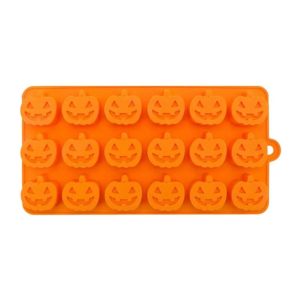 Molde Silicón - Calabaza Halloween - 20.7 x 11 x 1.5 cm