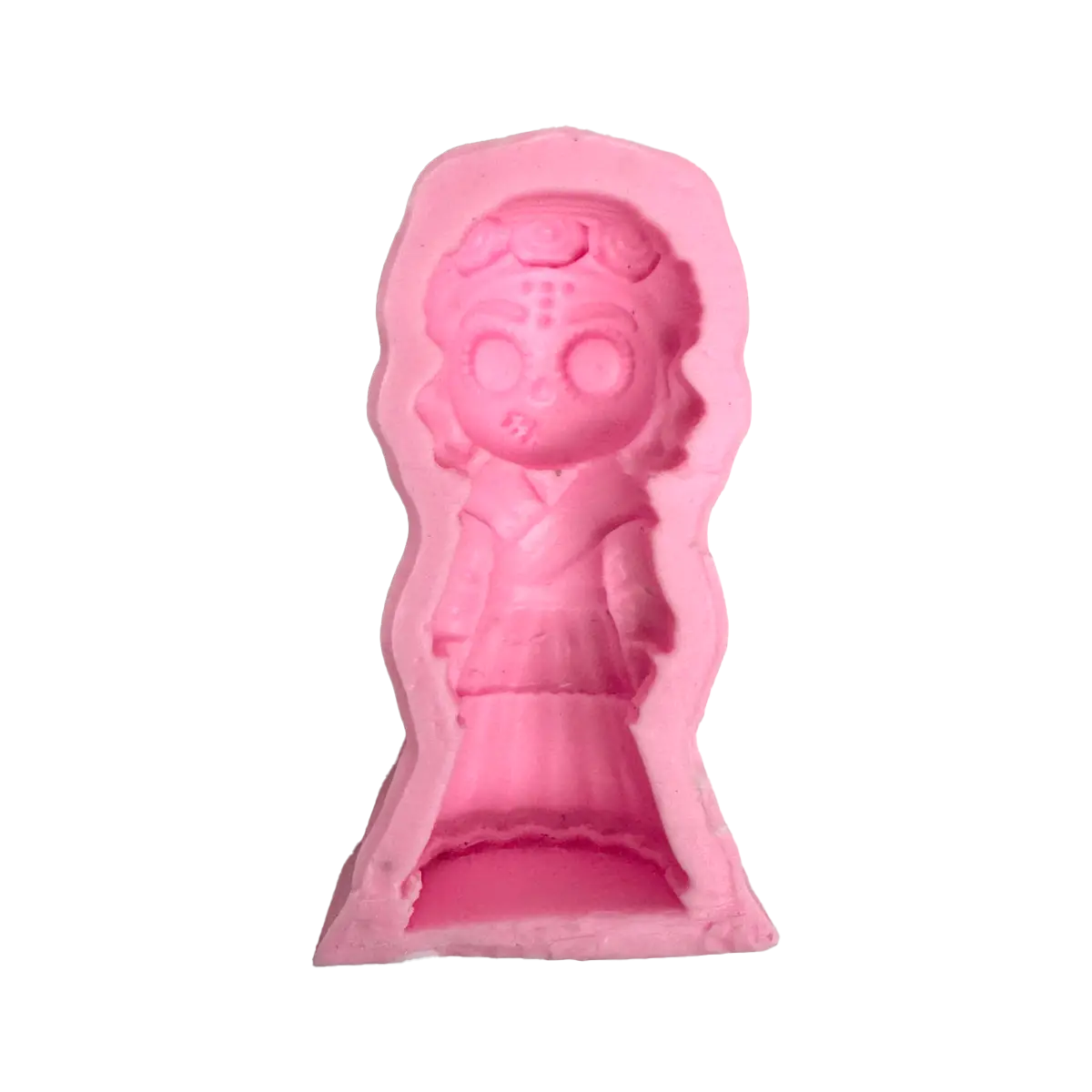Molde Silicón 3D - Catrina Día de Muertos - 9 x 4.5 x 2.5 cm