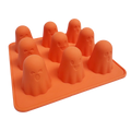 Molde Silicón - Fantasmitas - 15.5 x 15.5 x 4.7 cm