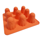 Molde Silicón - Fantasmitas - 15.5 x 15.5 x 4.7 cm