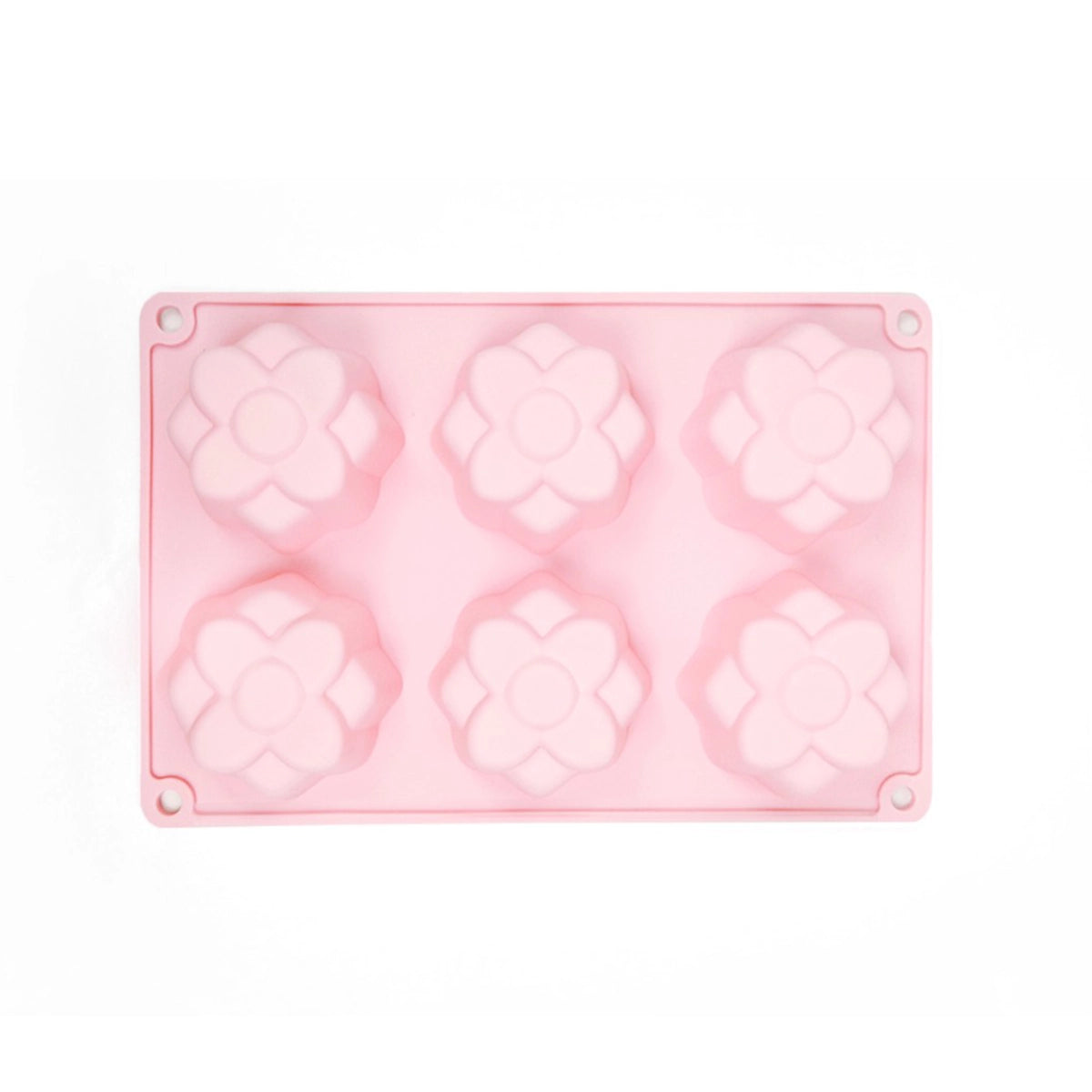 Molde 6 Flores identicas Silicón