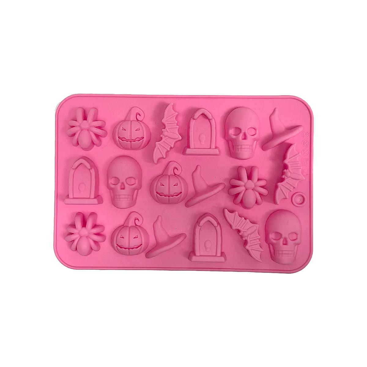 Molde Silicón - Halloween - 18 x 12.5 x 1.5 cm