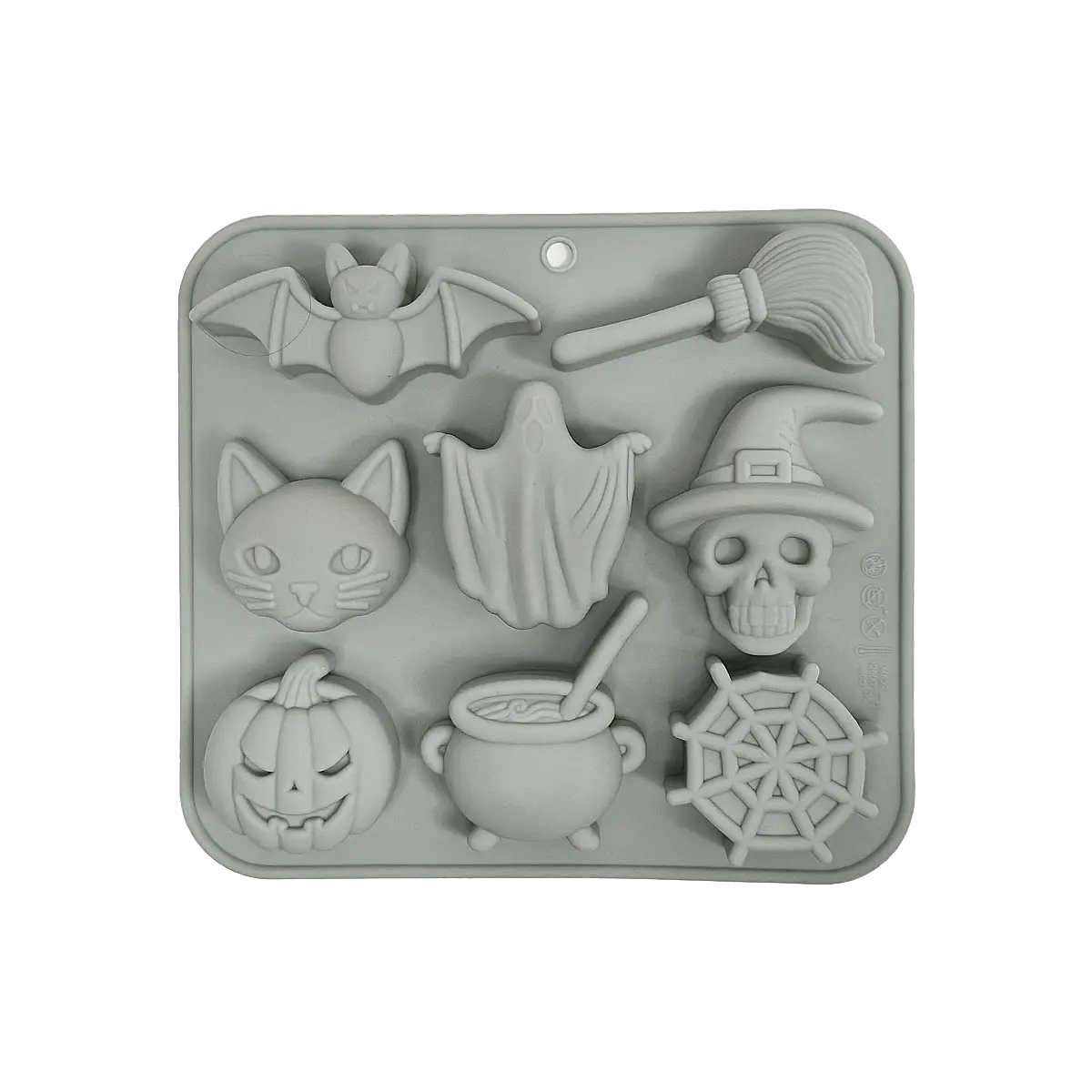 Molde Silicón - Halloween - 16 x 14.5 x 2.5 cm