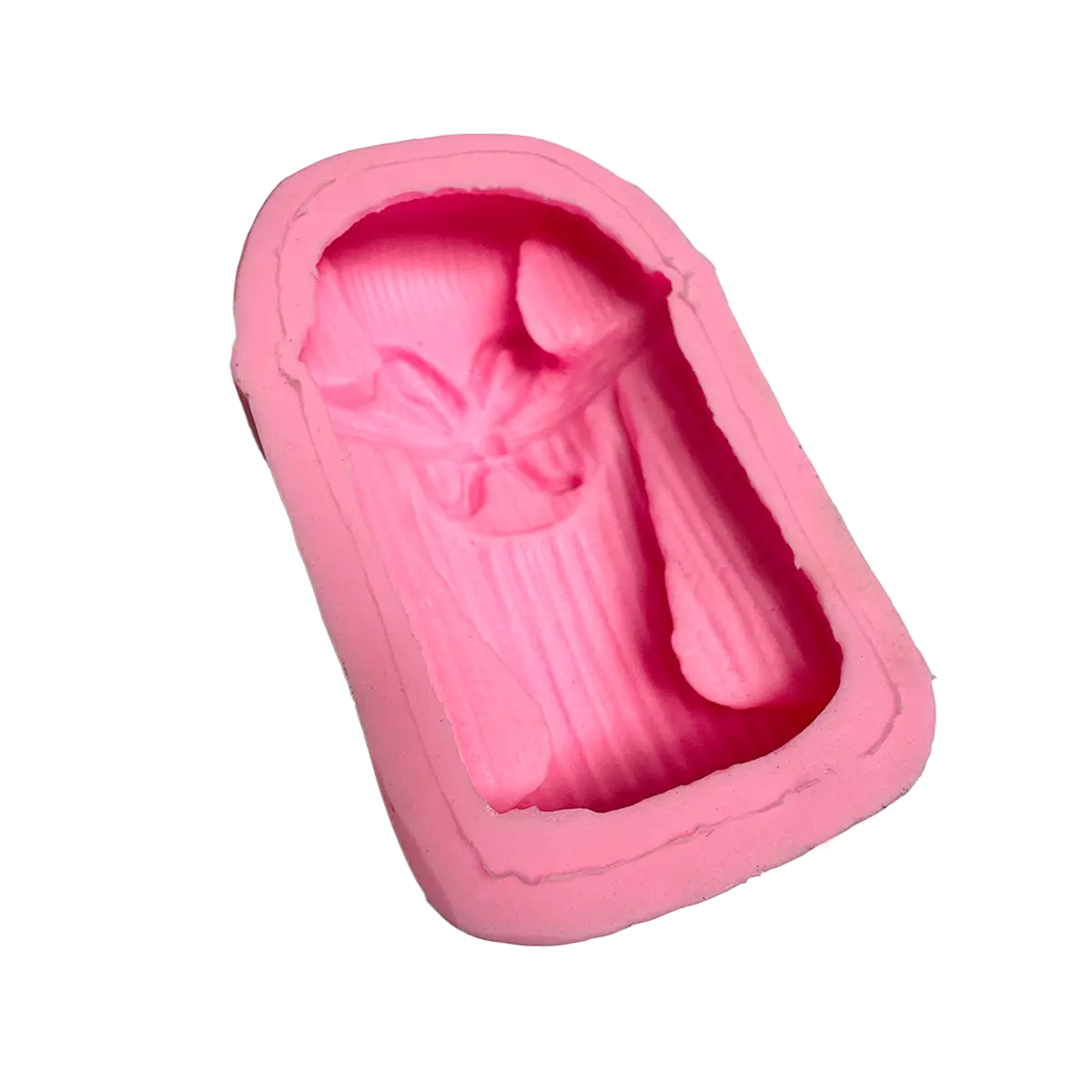 Molde Silicón 3D - Tamal amarrado Día de Muertos - 10.5 x 6.5 x 3 cm