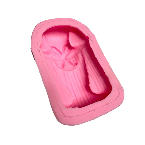 Molde Silicón 3D - Tamal amarrado Día de Muertos - 10.5 x 6.5 x 3 cm
