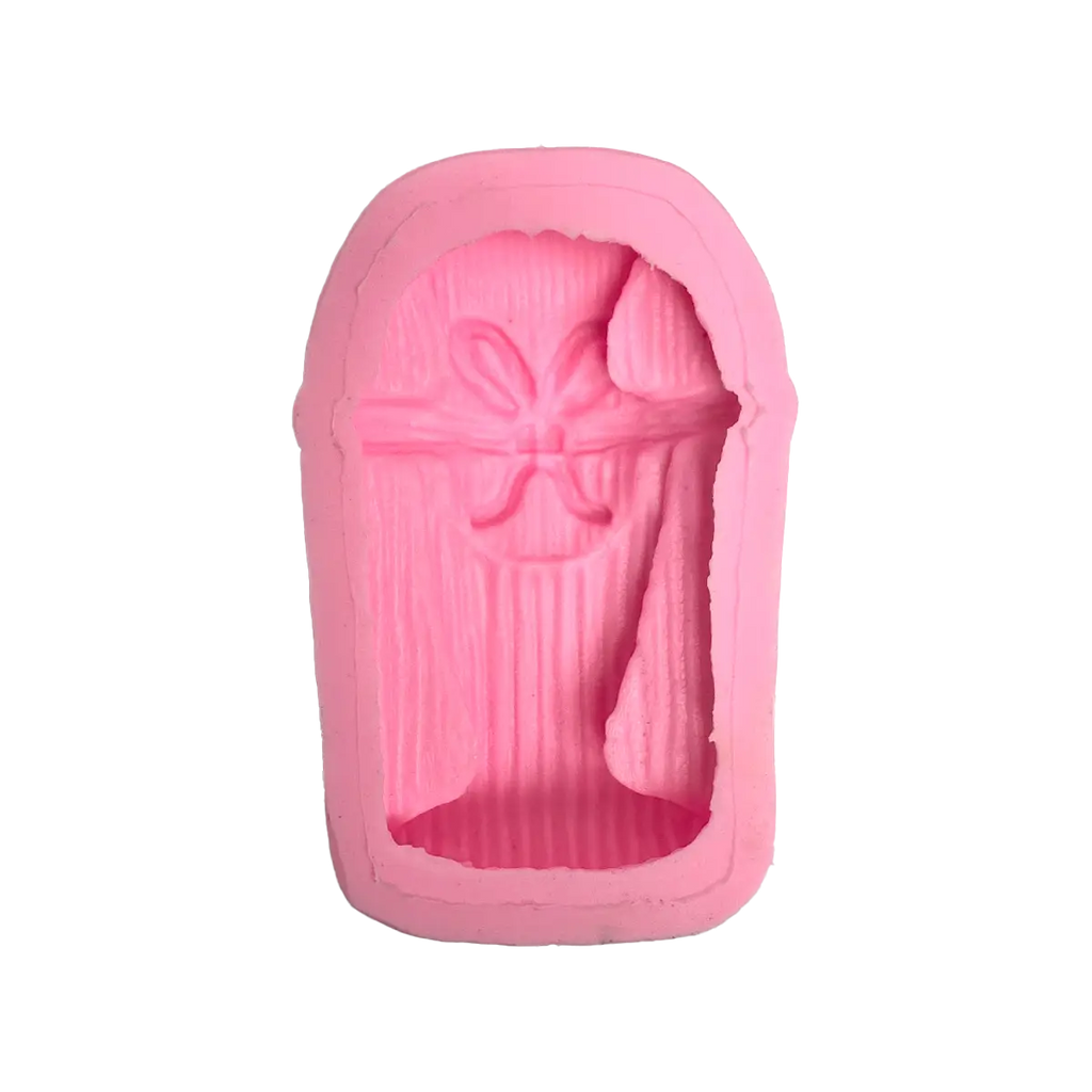 Molde Silicón 3D - Tamal amarrado Día de Muertos - 10.5 x 6.5 x 3 cm