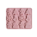 Molde Silicón - 12 Figuras navideñas