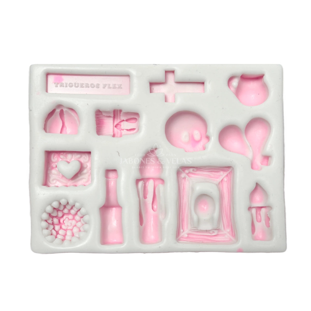Molde Silicón - Complementos ofrenda - Día de Muertos