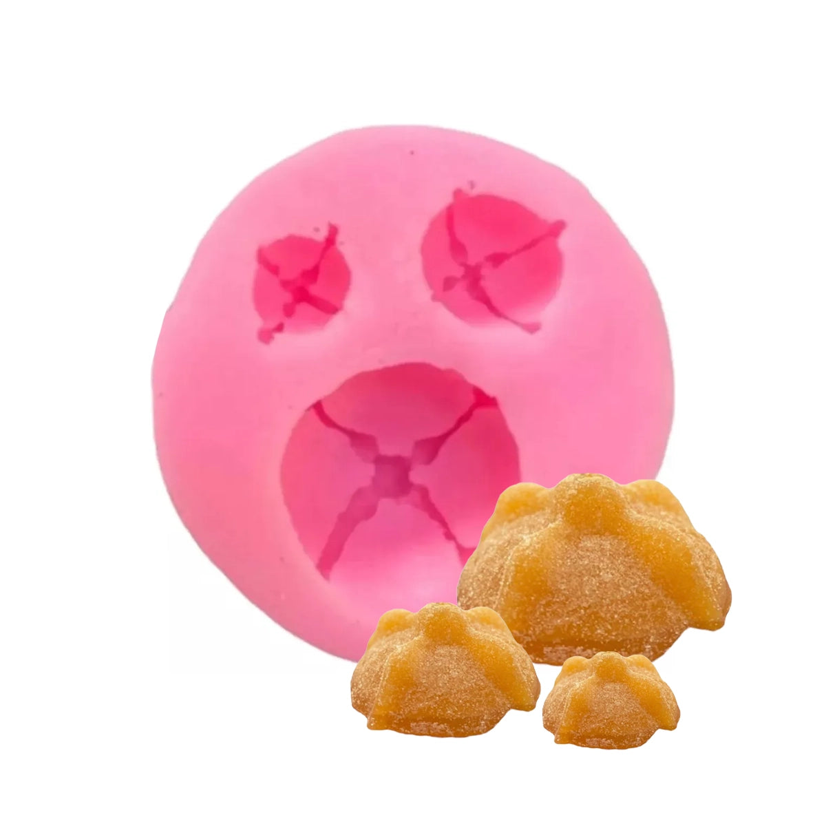 Molde Silicón Pan de Muerto - Mini