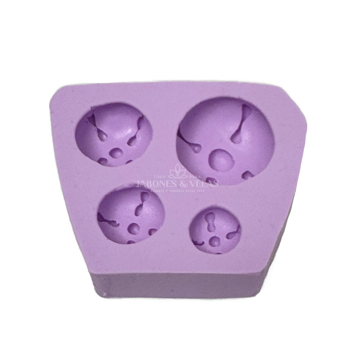 Molde Silicón 3D - Pan de Muerto - 4 tamaños