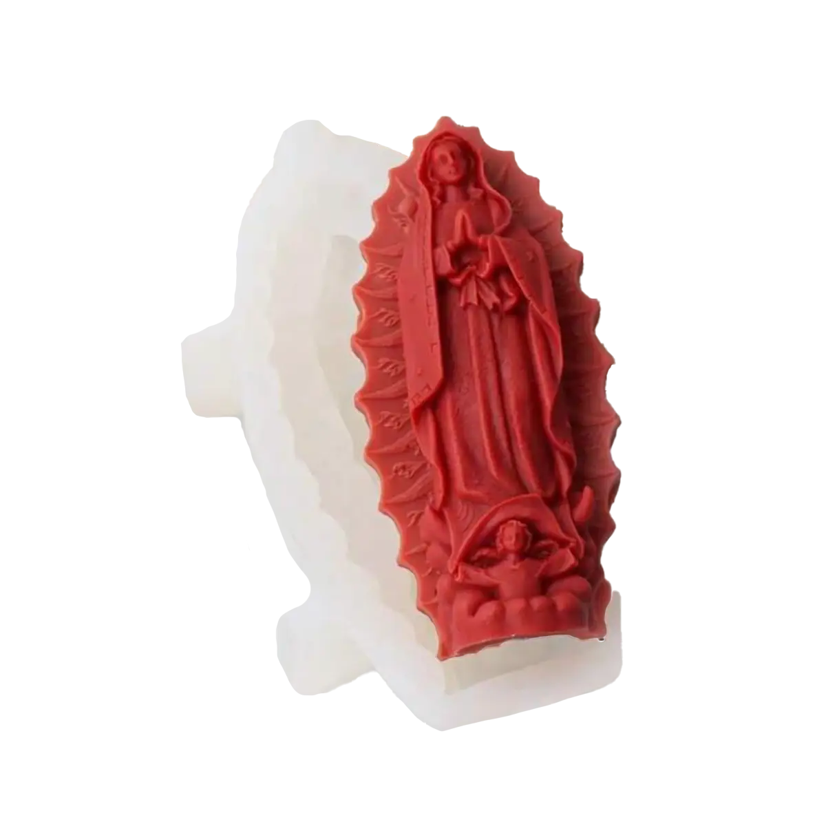 Molde Silicón 3D - Virgen Guadalupe - Grande