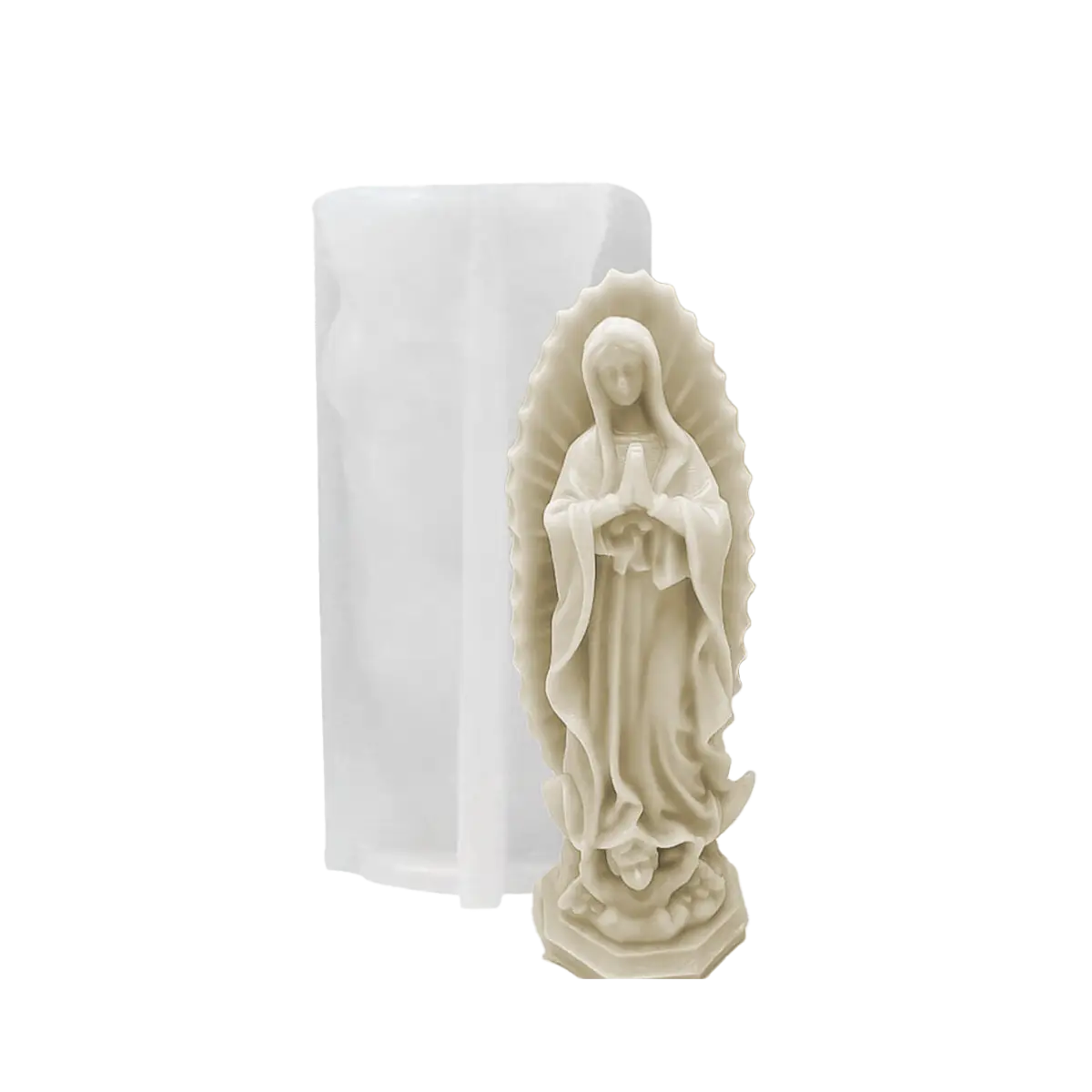 Molde Silicón 3D - Virgen Guadalupe