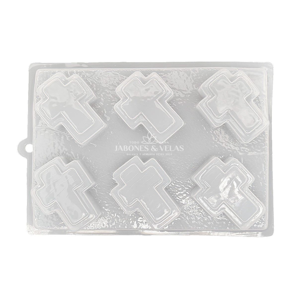 Molde de plástico - 6 cruces