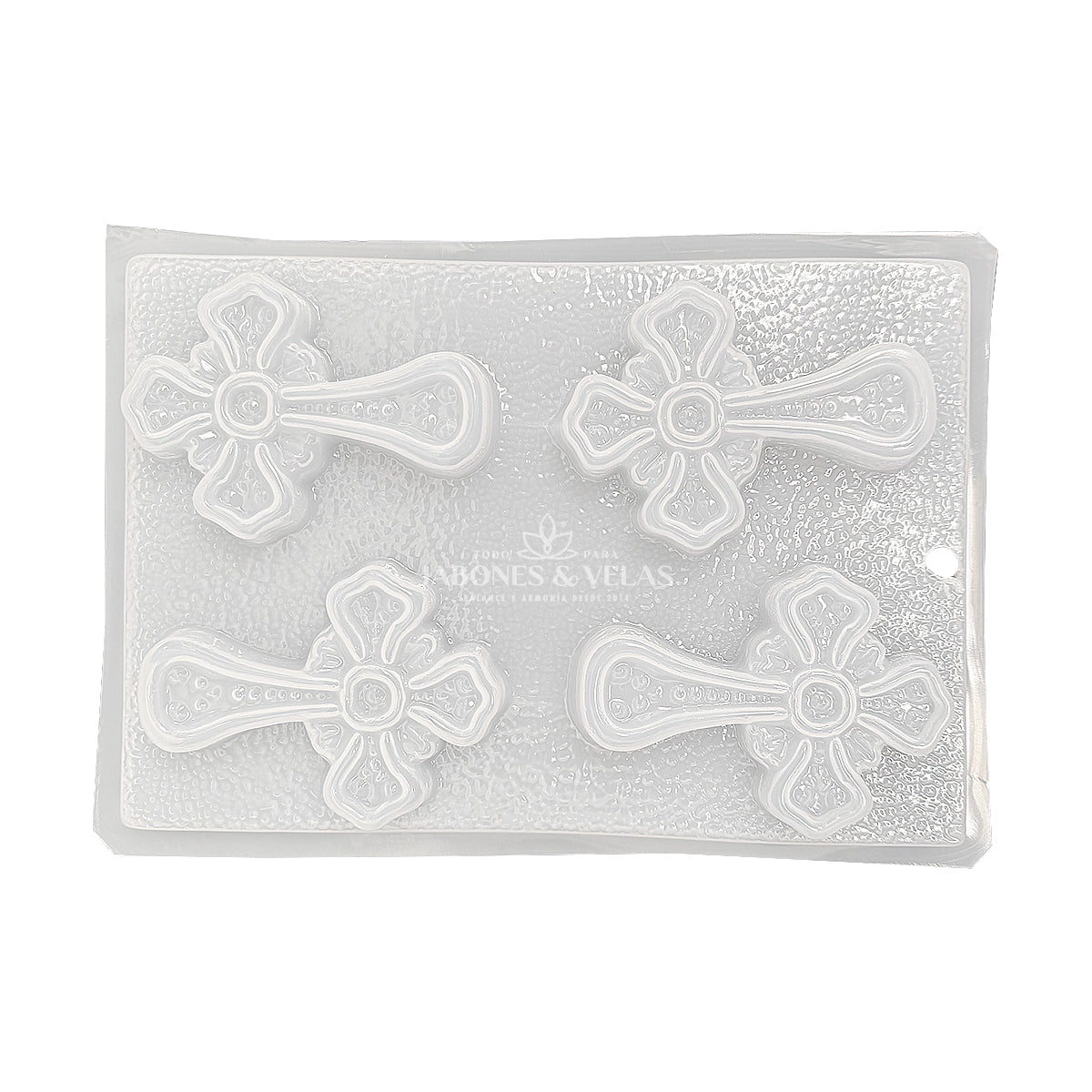 Molde de plástico - 4 cruces