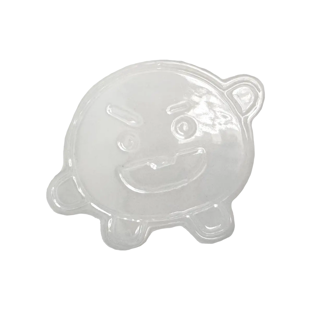 Molde de plástico - 4 mascotas BTS y Line Friends