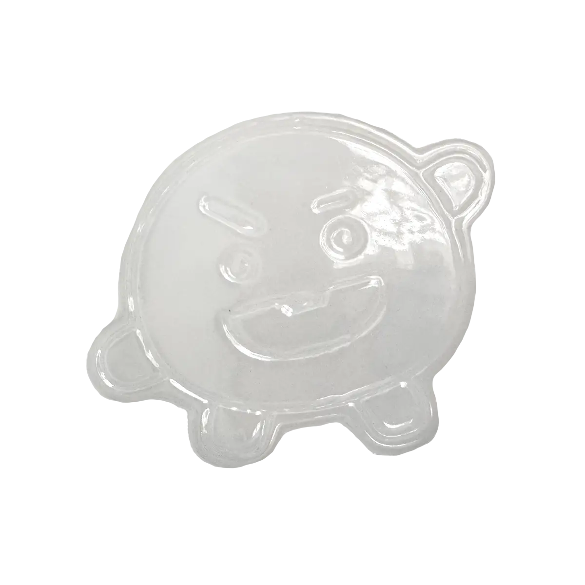 Molde de plástico - 4 mascotas BTS y Line Friends
