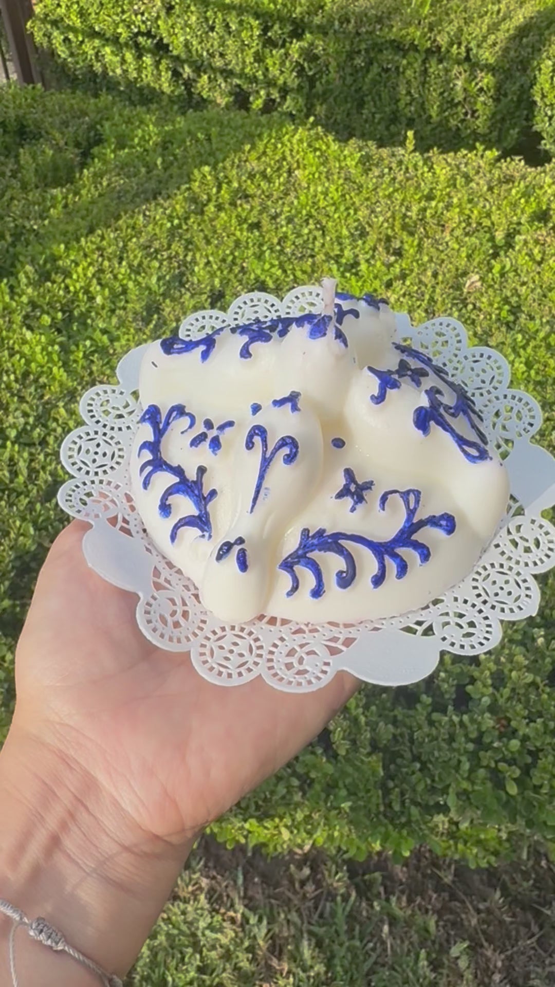 Molde Silicón 3D - Pan de Muerto diseño Talavera - 9.5 cm