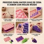 Molde Polipropileno - Racimo De Uvas, esfera de hielos, 33 Esferas.