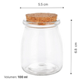 Tarro de vidrio - 100 y 200 ml