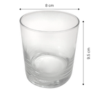 Frasco de cristal para vela sin tapa - Glasglow 330 ml